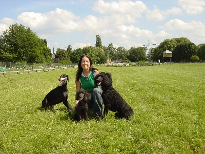 Gaby mit Mitraa, Evi, Hanka